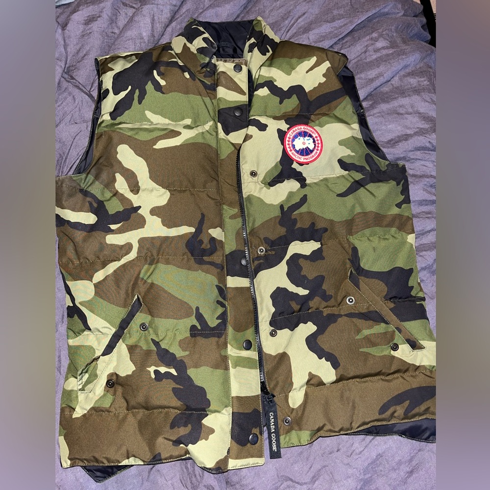 Canada Goose camo vest